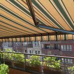 toldo brazo extensible o articulado
