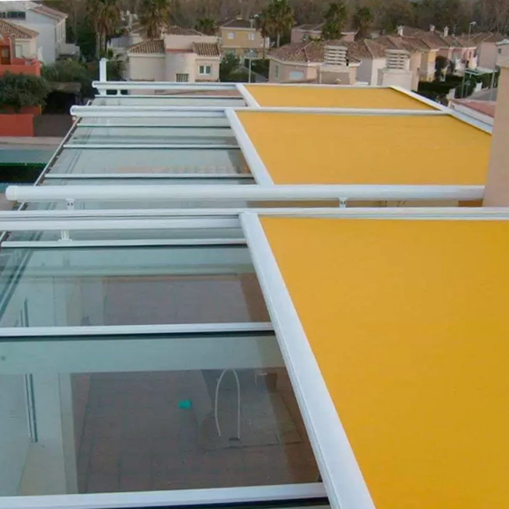 Pérgola con veranda
